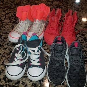 Converse, Van's and Adidas shoe bundle